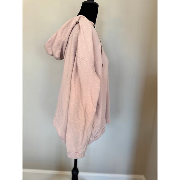 Haven Well Within 100% Cotton Light Pink/Blush Pullover - L - Picture 4 of 6